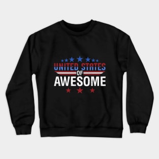 United States Of Awesome Crewneck Sweatshirt